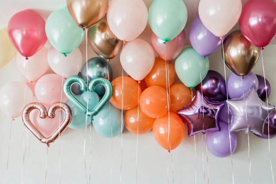 balloon garland color combinations