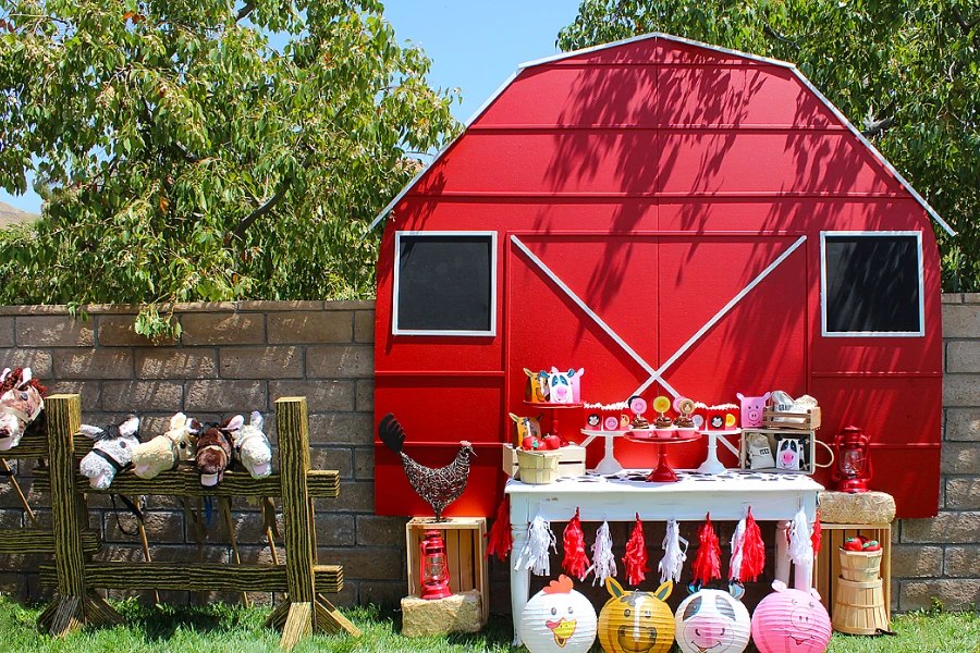 party supplies manufacturing factory for farm birthday decorations