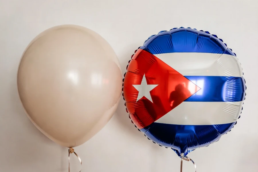 Latex vs foil balloons for Cuban theme party comparison