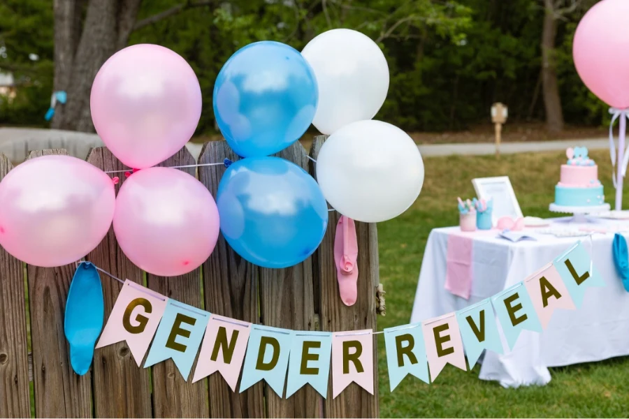 Fête de révélation du sexe du bébé