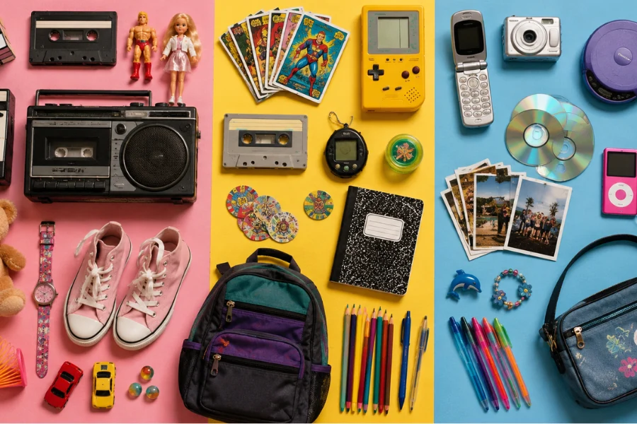 Childhood nostalgia party ideas inspired by different childhood decades