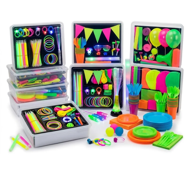 Complete Glow Party Supply Kits