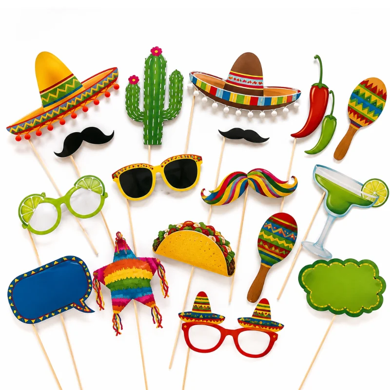 Fiesta Photo Booth Props
