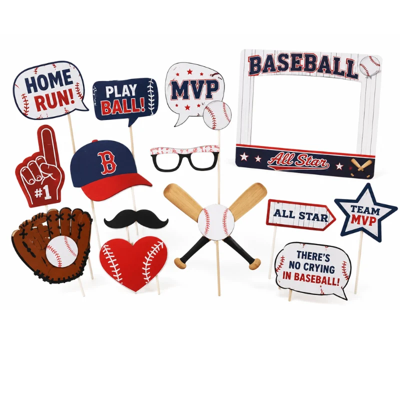 Baseball Photo Booth Props & Accessories Baseball Photo Booth Props & Accessories