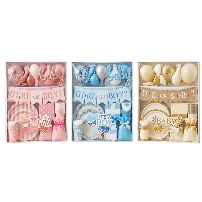 Kits pour fêtes de révélation du sexe du bébé